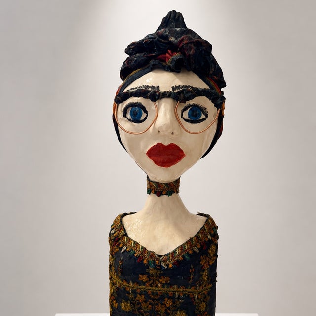 Margot Moderne original female fabric sculpture by LDsCreations