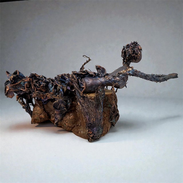 Ocean's Whisperer original mermaid sculpture by LDsCreations