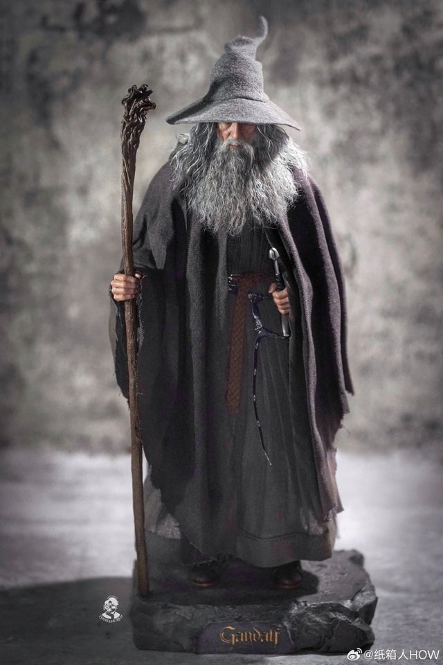 The Wizard original fantasy fabric sculpture by LDsCreations